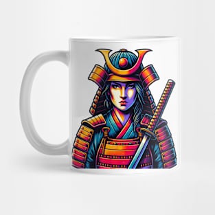 woman samurai Mug